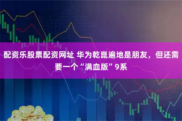 配资乐股票配资网址 华为乾崑遍地是朋友，但还需要一个“满血版”9系